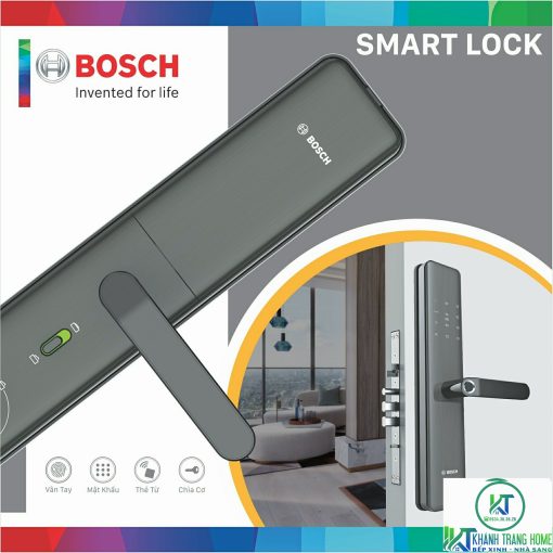 KHÓA ĐIỆN TỬ BOSCH ID40P SMART LOCK - Màu sắc: Vàng đồng - 13