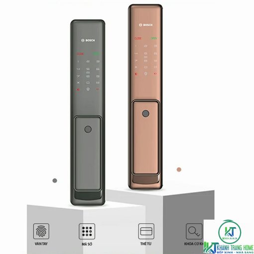 KHÓA ĐIỆN TỬ BOSCH FU750 FUSION SMART LOCK - Màu sắc: Vàng đồng - 1