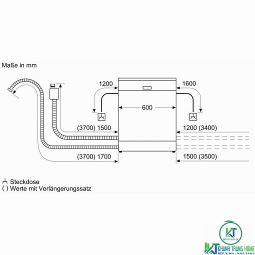 MÁY RỬA BÁT BOSCH BÁN ÂM SMI68MS04E SERIE 6 SẤY ZEOLITH - 15