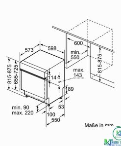 MÁY RỬA BÁT BOSCH BÁN ÂM SMI6ZCS07E SERIE 6 SẤY ZEOLITH - 34 MÁY RỬA BÁT BOSCH BÁN ÂM SMI6ZCS07E SERIE 6 SẤY ZEOLITH - 33