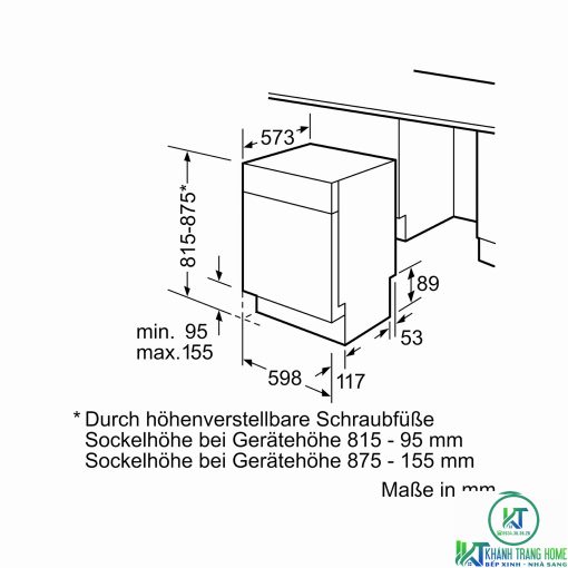 MÁY RỬA BÁT BÁN ÂM BOSCH SMU68N25EU SERIE 6 14 BỘ - 13