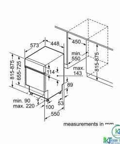 MÁY RỬA BÁT BOSCH BÁN ÂM SPI2HKS59E SERIE 2 9 BỘ - 30 MÁY RỬA BÁT BOSCH BÁN ÂM SPI2HKS59E SERIE 2 9 BỘ - 29