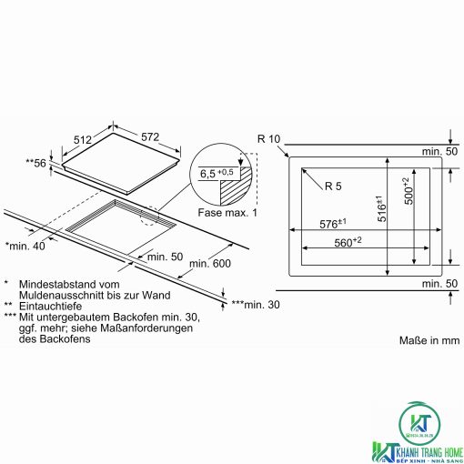 BẾP TỪ BOSCH SERIE 8 PXE601DC1E 4 VÙNG NẤU - 11