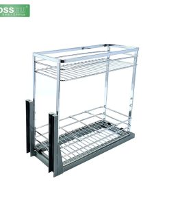 GIÁ GIA VỊ INOX NAN DẸT MẠ CROM BOSSEU BS125G