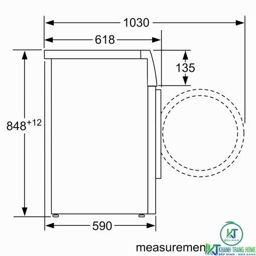 MÁY GIẶT BOSCH WAT286H8SG HOME CONNECT/I-DOS 8KG 1400RPM - 13