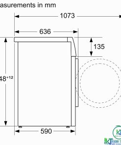 MÁY GIẶT BOSCH SERIE 6 WGG244A0SG I-DOS 9KG 1400RPM - 75