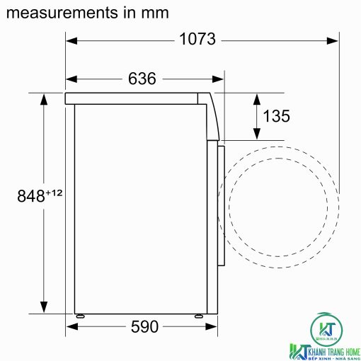 MÁY GIẶT BOSCH SERIE 6 WGG244A0SG I-DOS 9KG 1400RPM - 3