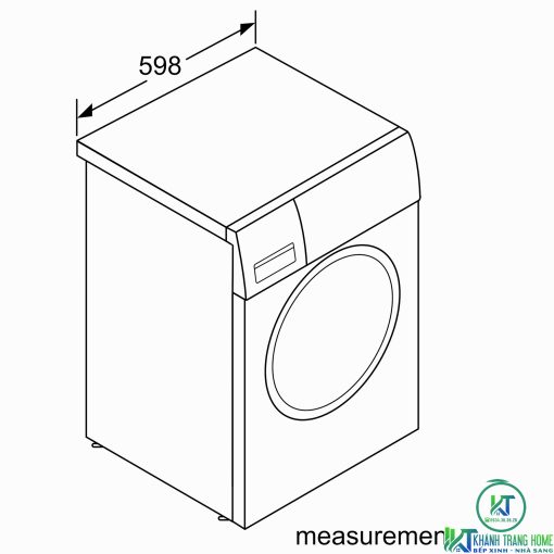 MÁY GIẶT BOSCH SERIE 8 WAV28L40SG ACTIVEOXYGEN 9KG 1400RPM - 11