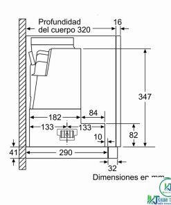 MÁY HÚT MÙI ÂM TỦ BOSCH DFS097K50 SERIE 8 NGANG 90CM - 54 MÁY HÚT MÙI ÂM TỦ BOSCH DFS097K50 SERIE 8 NGANG 90CM - 53
