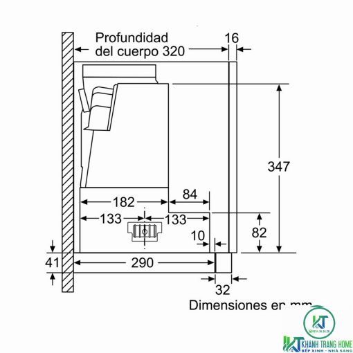 MÁY HÚT MÙI ÂM TỦ BOSCH DFS097K50 SERIE 8 NGANG 90CM - 27