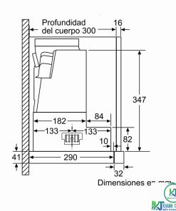 MÁY HÚT MÙI ÂM TỦ BOSCH DFS097K50 SERIE 8 NGANG 90CM - 42 MÁY HÚT MÙI ÂM TỦ BOSCH DFS097K50 SERIE 8 NGANG 90CM - 41