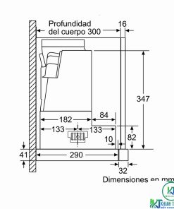 MÁY HÚT MÙI ÂM TỦ BOSCH DFS097K50 SERIE 8 NGANG 90CM - 44 MÁY HÚT MÙI ÂM TỦ BOSCH DFS097K50 SERIE 8 NGANG 90CM - 43