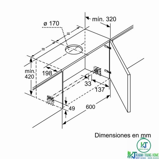 MÁY HÚT MÙI ÂM TỦ BOSCH DFS097K50 SERIE 8 NGANG 90CM - 23