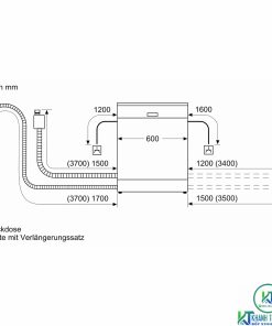 MÁY RỬA BÁT BOSCH SERIE 6 SMI6ZCS49E BÁN ÂM SẤY ZEOLITH - 56 MÁY RỬA BÁT BOSCH SERIE 6 SMI6ZCS49E BÁN ÂM SẤY ZEOLITH - 55