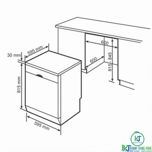 MÁY RỬA BÁT BOSCH ĐỘC LẬP SMS46II04E SERIE 4 13 BỘ - 9