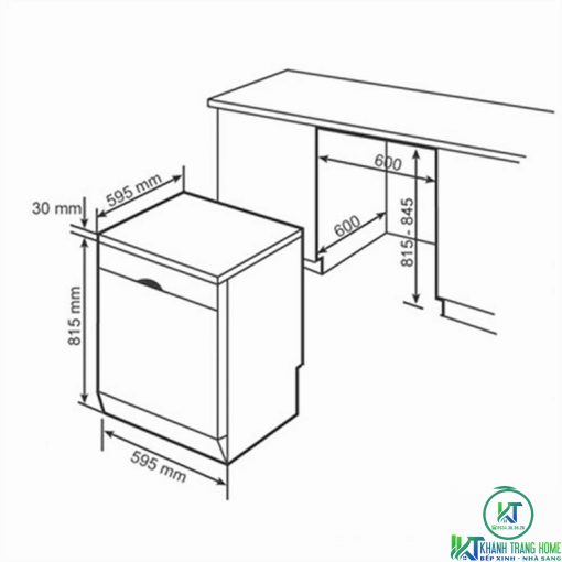 MÁY RỬA BÁT ĐỘC LẬP BOSCH SMS68PW01E SERIE 6 13 BỘ - 11