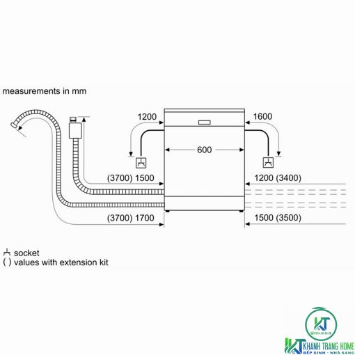 MÁY RỬA BÁT ĐỘC LẬP BOSCH SMS6ECI93E SERIE 6 SẤY HÉ CỬA - 13
