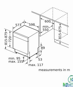 MÁY RỬA BÁT BOSCH BÁN ÂM SMU68TS02E SERIE 6 14 BỘ - 30 MÁY RỬA BÁT BOSCH BÁN ÂM SMU68TS02E SERIE 6 14 BỘ - 29