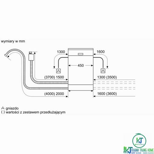 MÁY RỬA BÁT ĐỘC LẬP BOSCH 45CM SPS4EMI60E SERIE 4 - 13