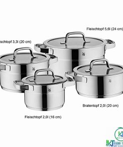 BỘ NỒI WMF COMPACT CUISINE 4PC COOKWARE SET (NON-STACKABLE) 0790046380 - 24 BỘ NỒI WMF COMPACT CUISINE 4PC COOKWARE SET (NON-STACKABLE) 0790046380 - 23
