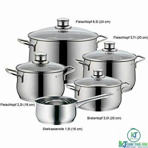 BỘ NỒI WMF DIADEM PLUS 5PC COOKWARE SET 0730356040 - 5