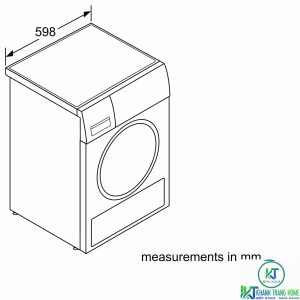 Máy sấy tụ hơi bơm nhiệt 8kg WTH85200GB - 9