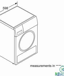 Máy sấy tụ hơi bơm nhiệt 8 Kg WTW876H8SG - 30 Máy sấy tụ hơi bơm nhiệt 8 Kg WTW876H8SG - 29
