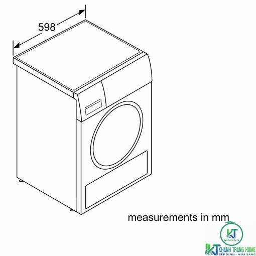 Máy sấy tụ hơi 7kg WTE84105GB - 7