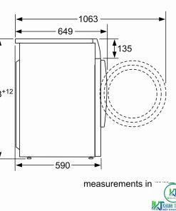 Máy giặt kết hợp sấy 8kg/5kg WVG30462SG - 23