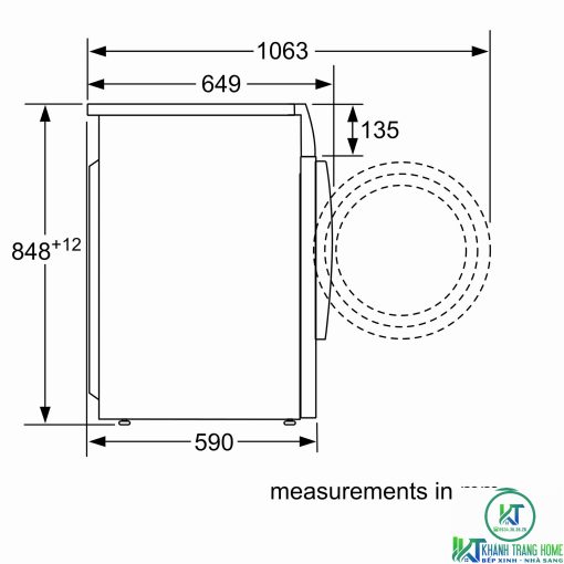 Máy giặt kết hợp sấy 8kg/5kg WVG30462SG - 11