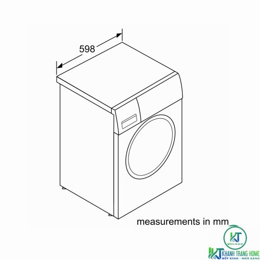 Máy giặt Bosch cửa trước WAW32640EU - 11