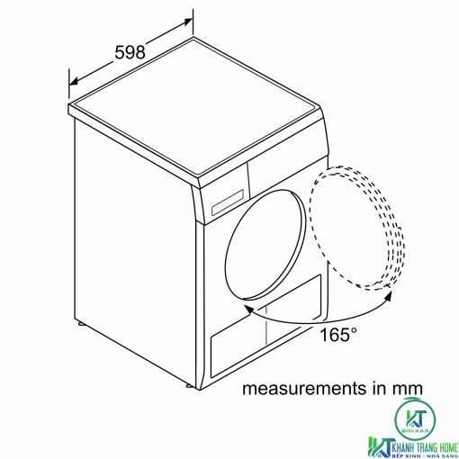 Máy sấy tụ hơi 7kg WTE84105GB - 9