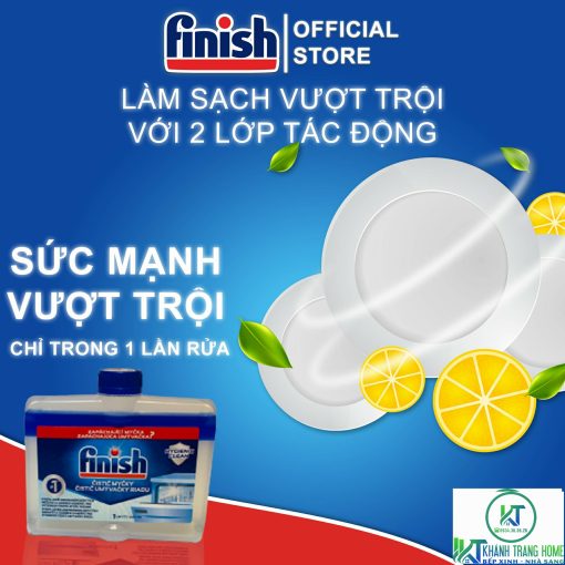 DUNG DỊCH VỆ SINH MÁY RỬA BÁT FINISH SODA 250ML HƯƠNG SODA CHÍNH HÃNG - 3