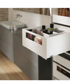 Ray hộp âm Blum LEGRABOX IC xám mờ 40kg 550.73.566