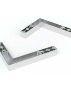 Ke nối góc trái trên/phải dưới cho thanh nhôm Alusion S02 / H02 Hafele 342.79.784