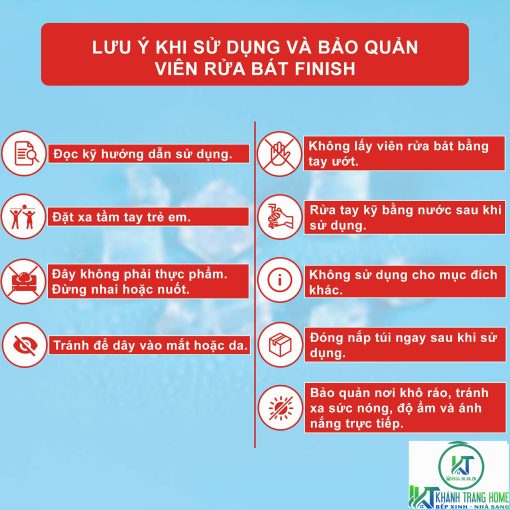 VIÊN RỬA BÁT ECO FINISH 0% 40 VIÊN CHÍNH HÃNG - 7