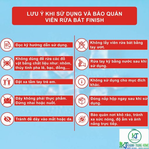 VIÊN RỬA BÁT FINISH CLASSIC 90 VIÊN HƯƠNG CHANH - 7