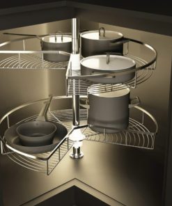 Mâm xoay góc 3/4 Cucina Mạ Chrome 548.37.210 - 9