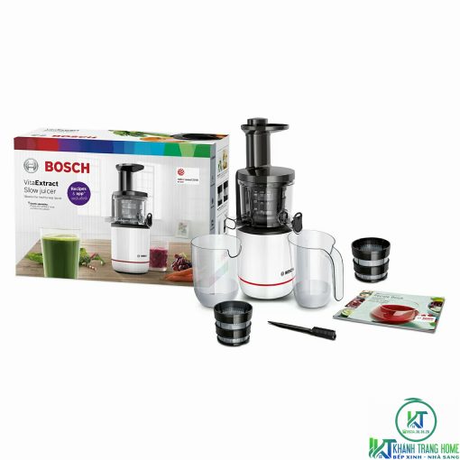 MÁY ÉP CHẬM BOSCH MESM500W VITAEXTRACT 150W MÀU TRẮNG - 9