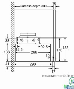MÁY HÚT MÙI ÂM TỦ BOSCH DFL064W53B SERIE 2 NGANG 60CM - 50 MÁY HÚT MÙI ÂM TỦ BOSCH DFL064W53B SERIE 2 NGANG 60CM - 49