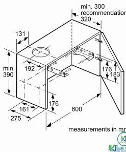 MÁY HÚT MÙI ÂM TỦ BOSCH DFL064W53B SERIE 2 NGANG 60CM - 44 MÁY HÚT MÙI ÂM TỦ BOSCH DFL064W53B SERIE 2 NGANG 60CM - 43