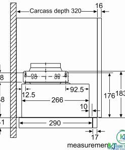 MÁY HÚT MÙI ÂM TỦ BOSCH DFL064W53B SERIE 2 NGANG 60CM - 38 MÁY HÚT MÙI ÂM TỦ BOSCH DFL064W53B SERIE 2 NGANG 60CM - 37