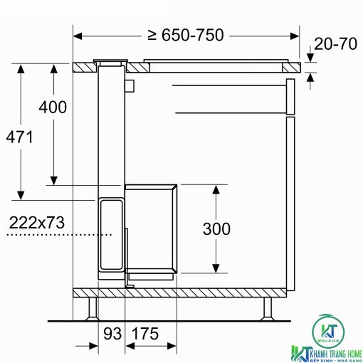 MÁY HÚT MÙI ÂM BÀN BOSCH DDD97BM60B SERIE 8 NGANG 90CM - 13