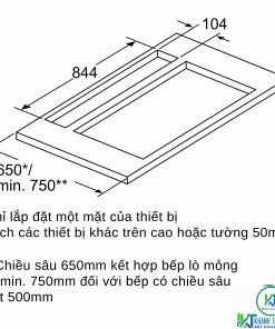 MÁY HÚT MÙI ÂM BÀN BOSCH DDD97BM60B SERIE 8 NGANG 90CM - 59