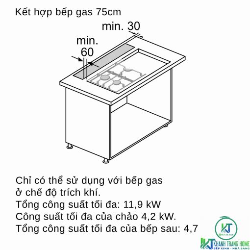 MÁY HÚT MÙI ÂM BÀN BOSCH DDD97BM60B SERIE 8 NGANG 90CM - 21
