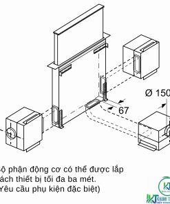 MÁY HÚT MÙI ÂM BÀN BOSCH DDD97BM60B SERIE 8 NGANG 90CM - 55