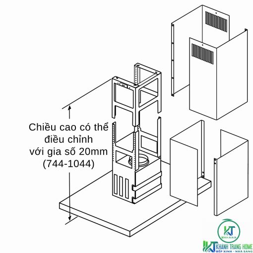 MÁY HÚT MÙI ĐẢO BOSCH DIB98JQ50 SERIE 6 NGANG 90CM - 15
