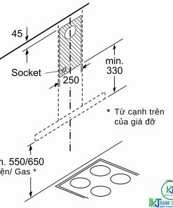 MÁY HÚT MÙI GẮN TƯỜNG BOSCH DWB66DM50B SERIE 4 NGANG 60CM - 27