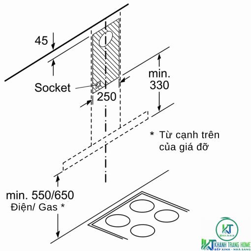 MÁY HÚT MÙI GẮN TƯỜNG BOSCH DWB66DM50B SERIE 4 NGANG 60CM - 11
