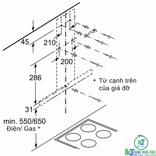MÁY HÚT MÙI GẮN TƯỜNG BOSCH DWB66DM50B SERIE 4 NGANG 60CM - 17